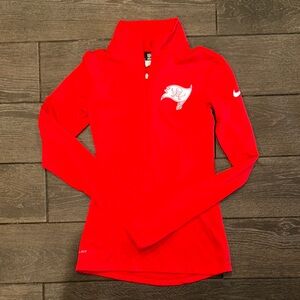 Nike Red Tampa Bay Buccaneers Performance Quarter-Zip Jacket